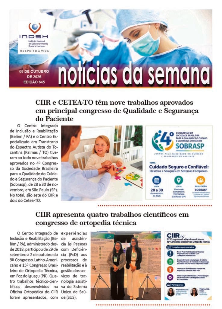 Capa do boletim Notícias da Semana nº 645