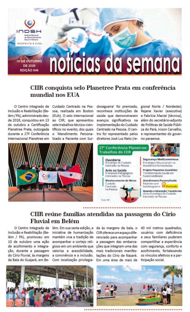 Capa do boletim Notícias da Semana nº 646